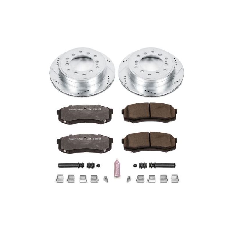 PSB Z36 Truck & Tow Kit - Power Stop 10-19 Lexus GX460 Rear Z36 Truck & Tow Brake Kit