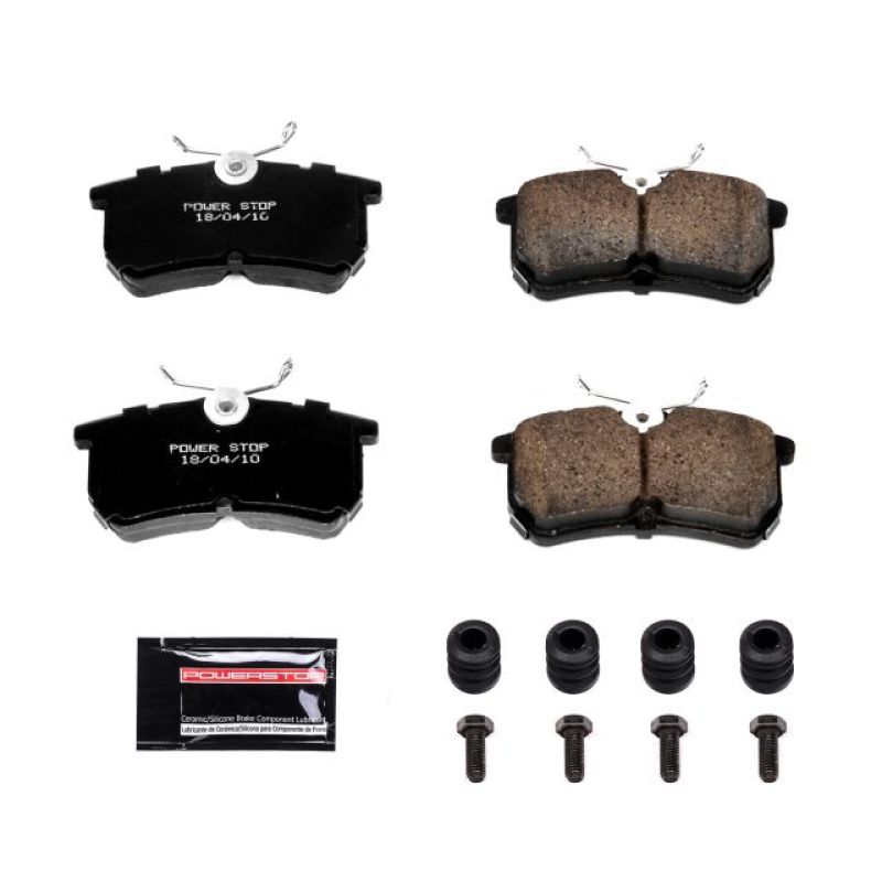 PSB Z23 Evolution Brake Pads - Power Stop 14-19 Ford Fiesta Rear Z23 Evolution Sport Brake Pads w/Hardware
