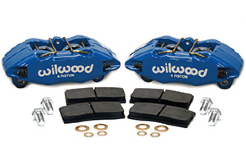 WIL Dynapro Brake Kit - Wilwood DPHA Front Caliper & Pad Kit Blue Honda / Acura w/ 262mm OE Rotor