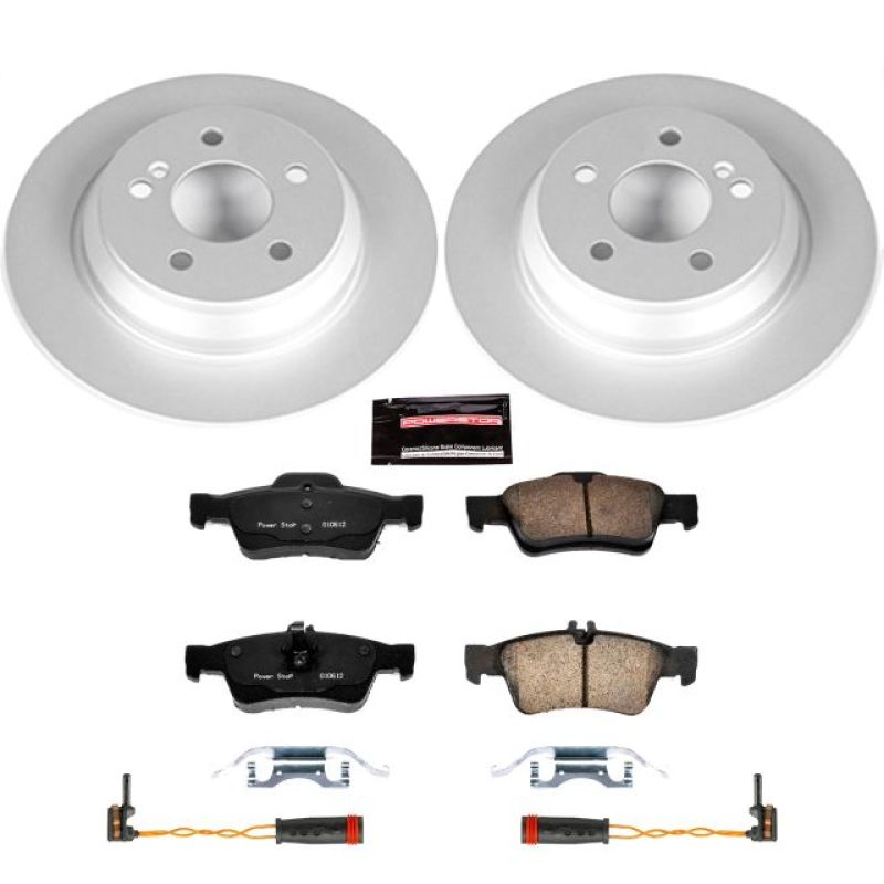 PSB Z23 Evolution Coated Kit - Power Stop 2006 Mercedes-Benz S350 Rear Z23 Evolution Sport Coated Brake Kit
