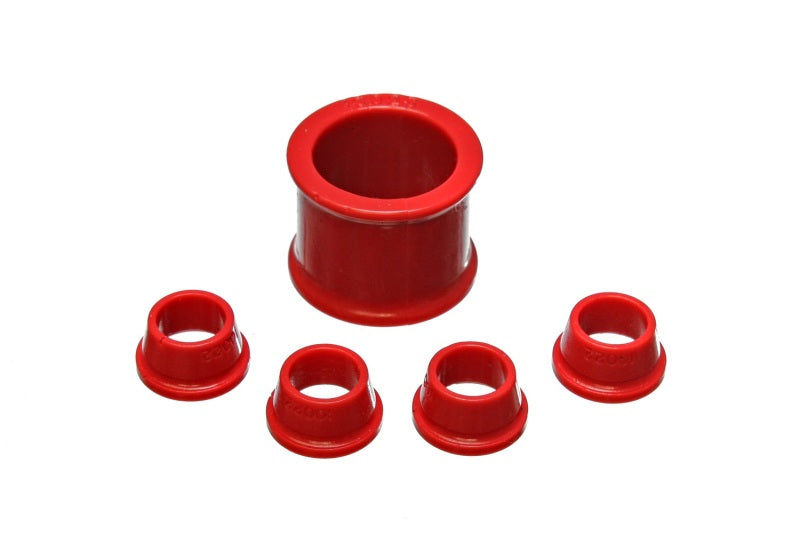 ES Steering Rack Bush - Red - Energy Suspension 88-91 Honda Civic/CRX Red Power Steering Rack Bushing Set