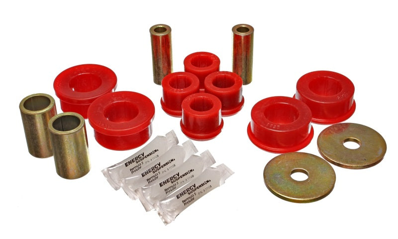 ES Cntrl Arm Bushings - Red - Energy Suspension 02-06 Subaru Impreza/WRX Red Front Control Arm Bushing Set