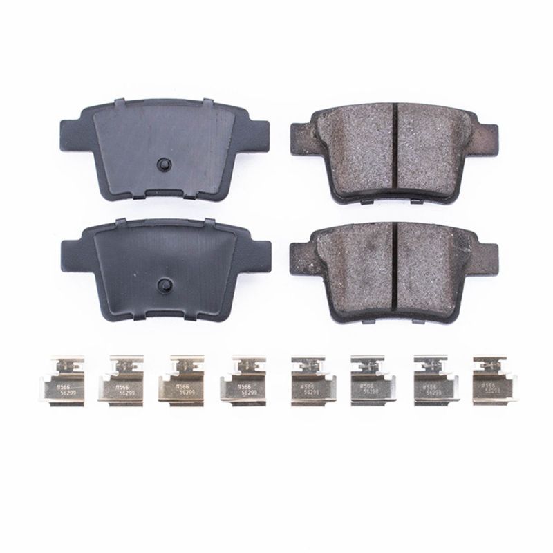 PSB Z17 Evolution Brake Pads - Power Stop 05-07 Ford Five Hundred Rear Z17 Evolution Ceramic Brake Pads w/Hardware