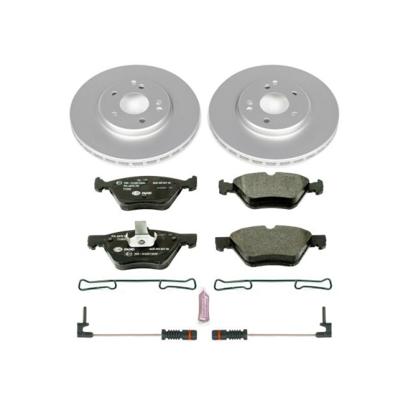 PSB Euro-Stop Kit - Power Stop 98-02 Mercedes-Benz CLK320 Front Euro-Stop Brake Kit