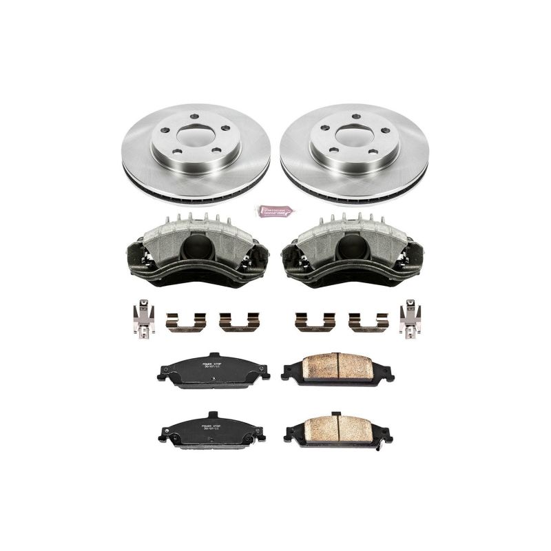 PSB Autospecialty Kit w/Cals - Power Stop 04-05 Chevrolet Classic Front Autospecialty Brake Kit w/Calipers