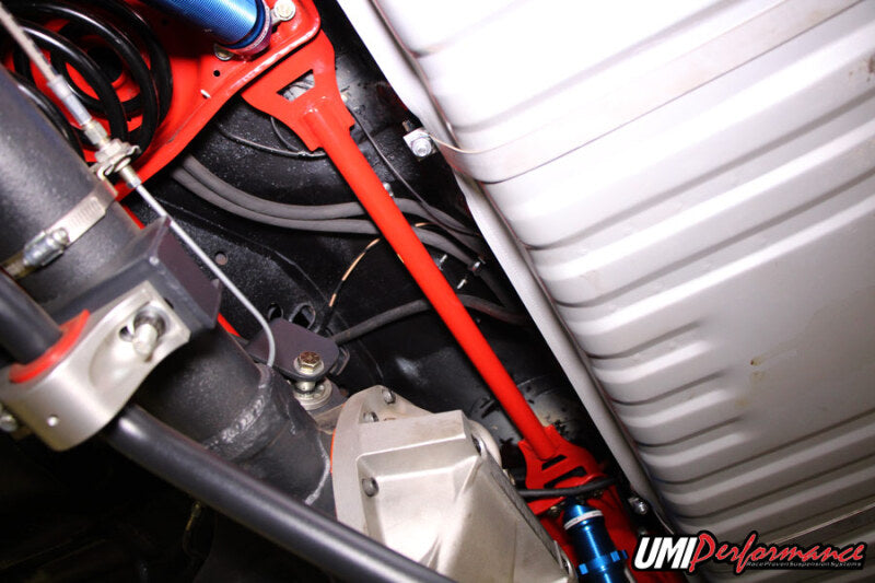 UMI Strut Tower Braces - UMI Performance 68-72 GM A-Body Rear Shock Tower Brace Bolt In