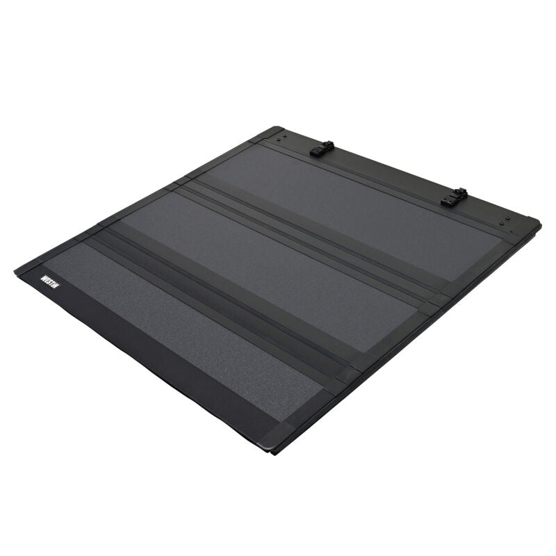 WES Hard Tri-Fold Tonneau Covers - Westin 14-19 Chevrolet/GMC 1500/2500/3500 6ft. 7in. Bed Hard Tri-Fold Tonneau Cover - Black