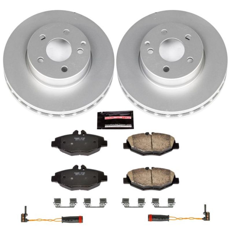 PSB Z23 Evolution Coated Kit - Power Stop 2006 Mercedes-Benz E320 Front Z23 Evolution Sport Coated Brake Kit