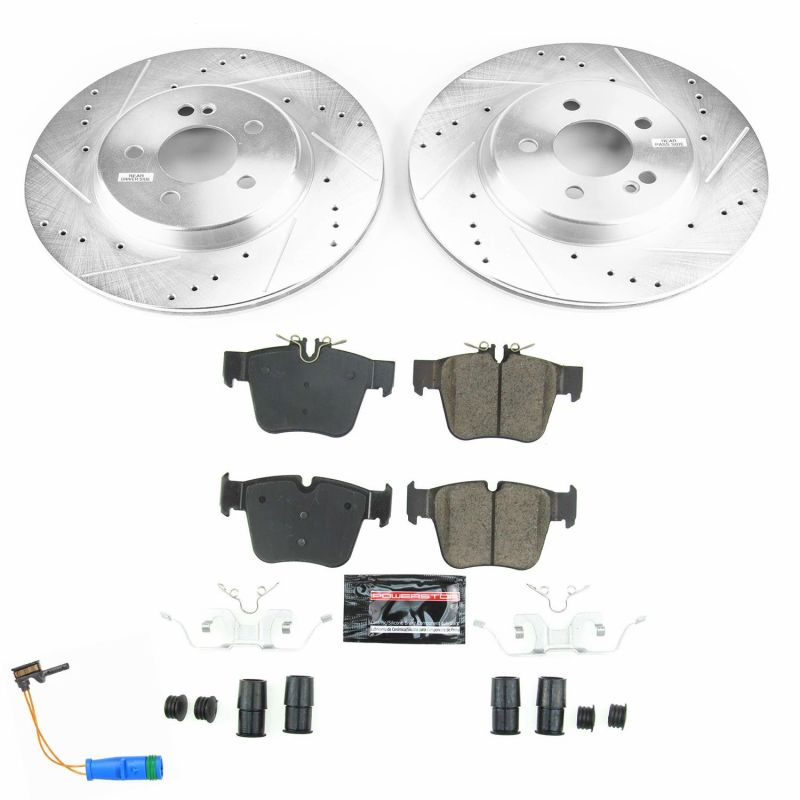 PSB Z23 Evolution Kit - Power Stop 2018 Mercedes-Benz C43 AMG Rear Z23 Evolution Sport Brake Kit