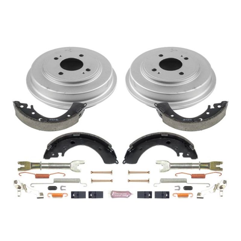 PSB Autospecialty Drum Kit - Power Stop 2001 Honda Civic Coupe Rear Autospecialty Drum Kit