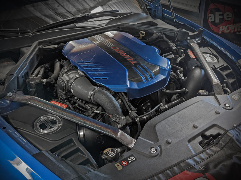 AFE Takeda Momentum Intake - aFe 18-22 Kia Stinger V6-3.3L (tt) MagnumFORCE Intakes Stage-2 Pro DRY S