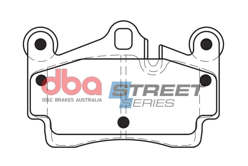 DBA Street Series Brake Pads - DBA 07-15 Audi Q7 Iron Disc Rear Street Series Brake Pads