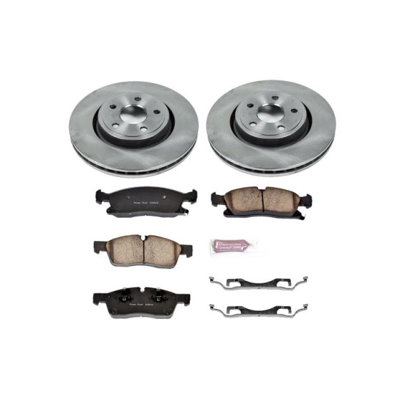 PSB Autospecialty Kit - Power Stop 11-19 Dodge Durango Front Autospecialty Brake Kit