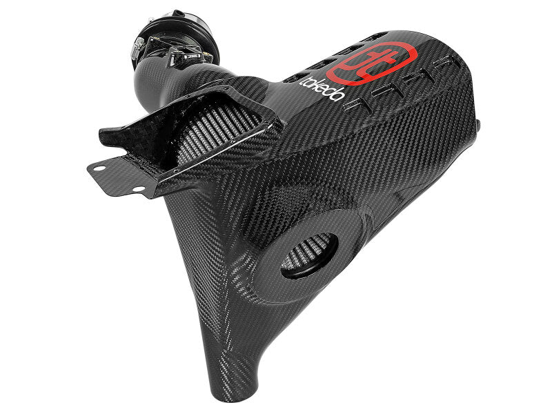 AFE Black Series Carbon Fiber Cold Air Intakes - aFe Air Intake System Pro Dry S 17-19 Honda Civic Type R I4-2.0L (t)