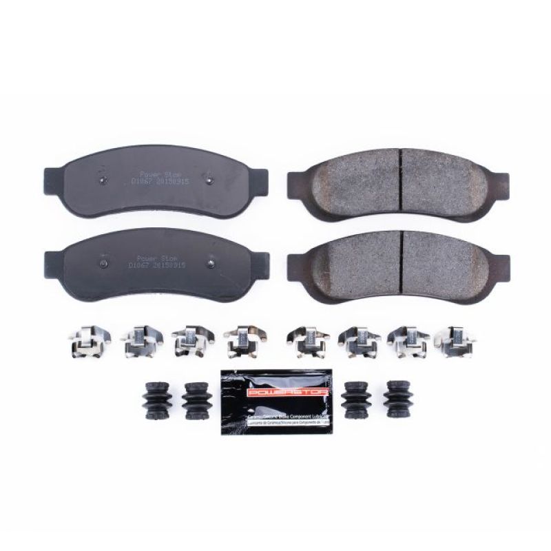 PSB Z23 Evolution Brake Pads - Power Stop 07-10 Ford F-250 Super Duty Rear Z23 Evolution Sport Brake Pads w/Hardware