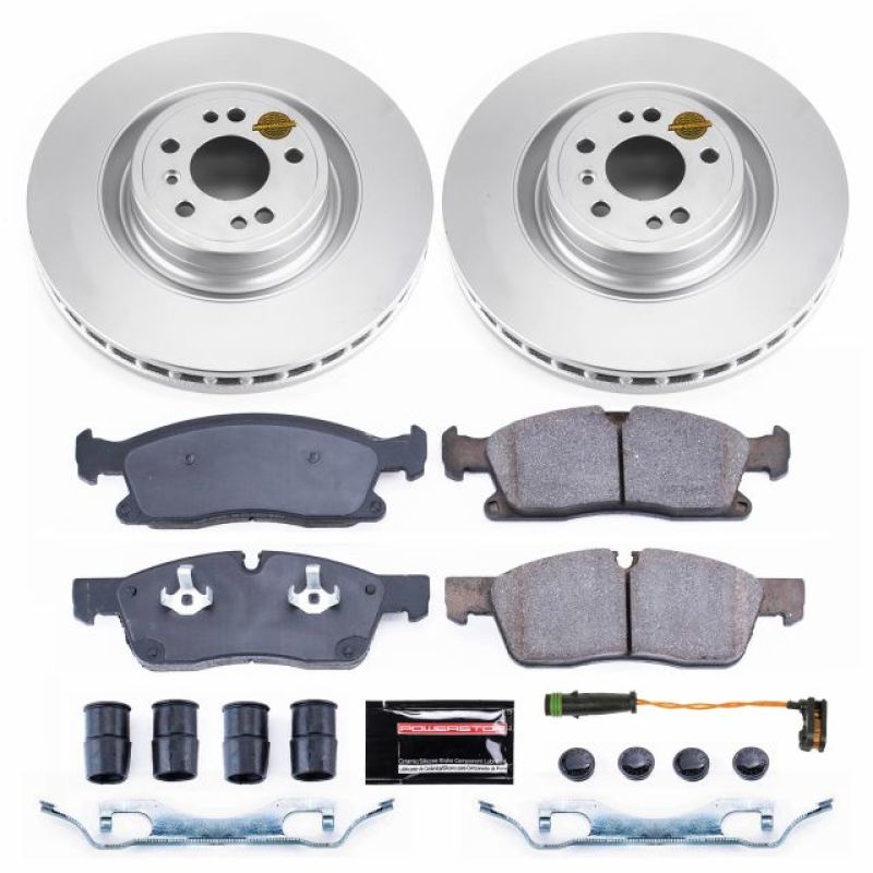 PSB Z23 Evolution Coated Kit - Power Stop 2016 Mercedes-Benz GLE300d Front Z23 Evolution Sport Coated Brake Kit