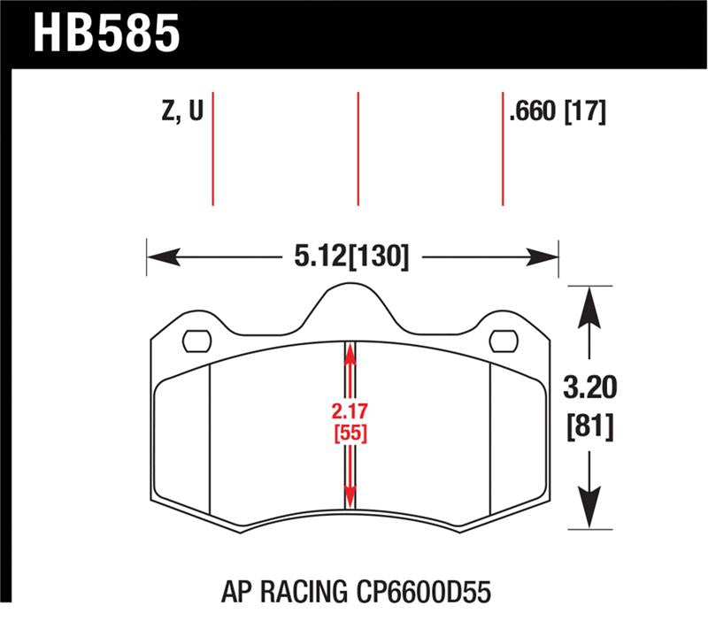 HAWK Ceramic Brake Pad Sets - Hawk Performance Ceramic Street Brake Pads