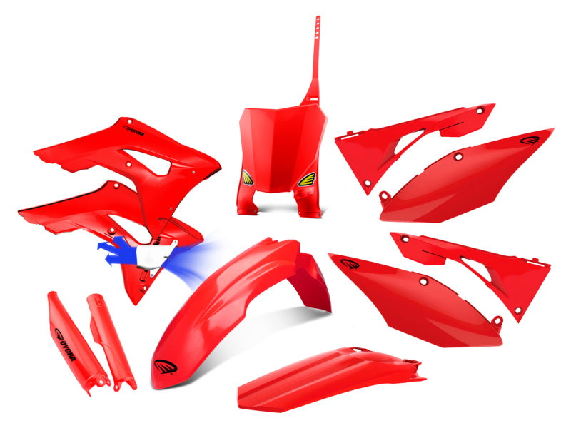 CYC Body Kit - Cycra 18-21 Honda CRF250R Powerflow Full Body Kit - Red