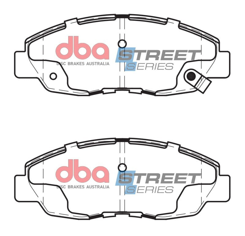 DBA Street Series Brake Pads - DBA 97-99 Acura CL (4 Cyl) Street Series Front Brake Pads