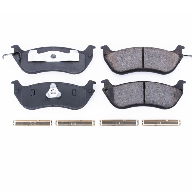 PSB Z17 Evolution Brake Pads - Power Stop 96-02 Ford Crown Victoria Rear Z17 Evolution Ceramic Brake Pads w/Hardware