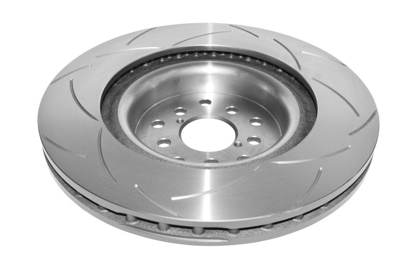 DBA Street Slotted Rotors - DBA 18-21 Subaru WRX STI (w/19in Wheels & 6 Piston Brembo Caliper) Front Slotted Street Series Rotor