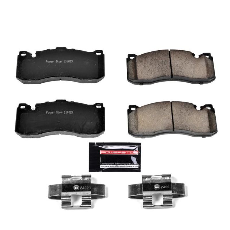 PSB Z23 Evolution Brake Pads - Power Stop 08-13 BMW 135i Front Z23 Evolution Sport Brake Pads w/Hardware