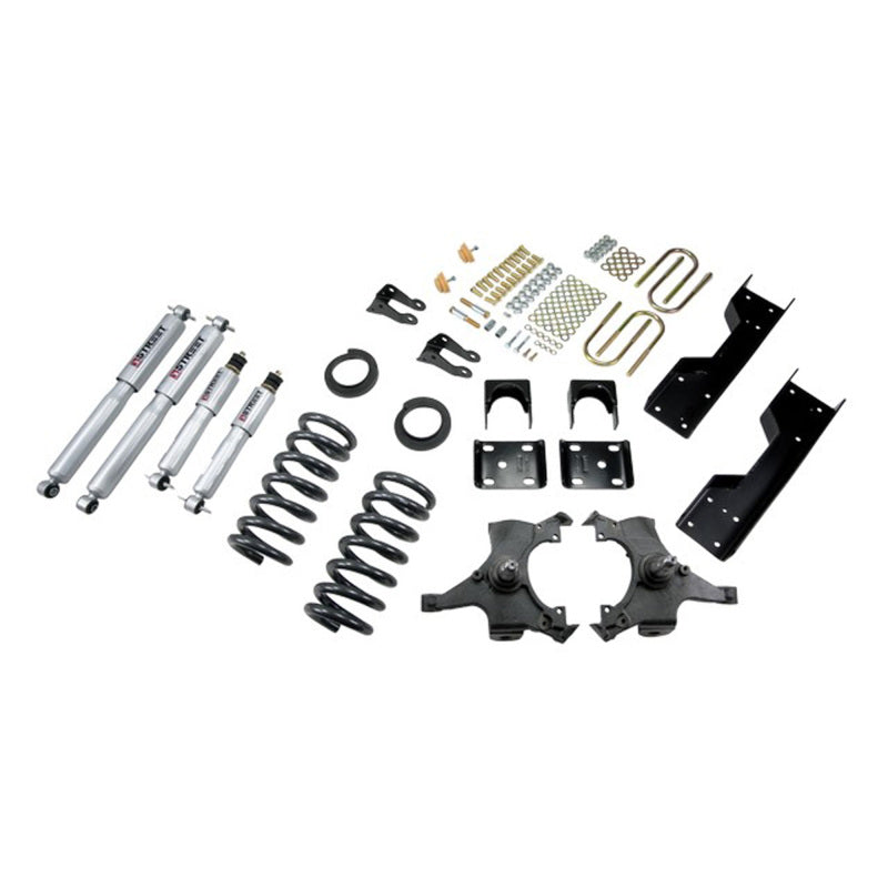 BT Lower Kit w SP Shocks - Belltech LOWERING KIT WITH SP SHOCKS