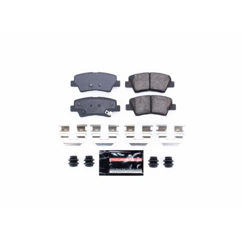 PSB Z23 Evolution Brake Pads - Power Stop 12-17 Hyundai Azera Rear Z23 Evolution Sport Brake Pads w/Hardware