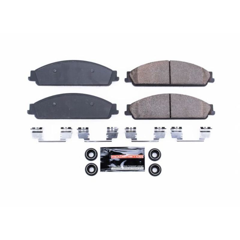 PSB Z23 Evolution Brake Pads - Power Stop 05-07 Ford Five Hundred Front Z23 Evolution Sport Brake Pads w/Hardware