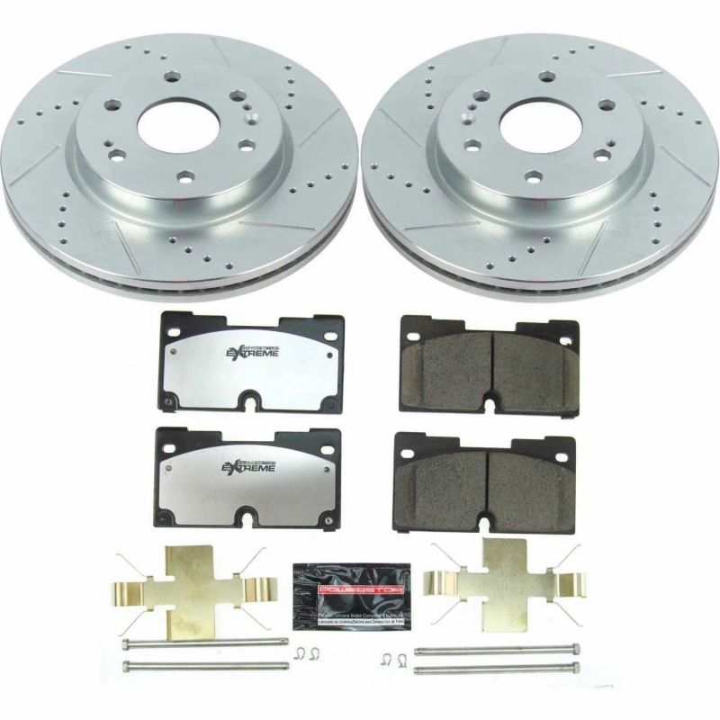 PSB Z36 Truck & Tow Kit - Power Stop 2019 Chevrolet Silverado 1500 Front Z36 Truck & Tow Brake Kit