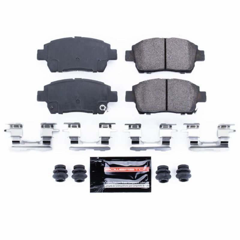 PSB Z23 Evolution Brake Pads - Power Stop 12-15 Scion iQ Front Z23 Evolution Sport Brake Pads w/Hardware