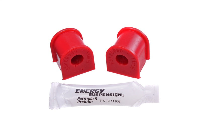 ES Sway Bar Bushings - Red - Energy Suspension 06-11 Honda Civic (Excl Si) 11mm Rear Sway Bar Bushings - Red