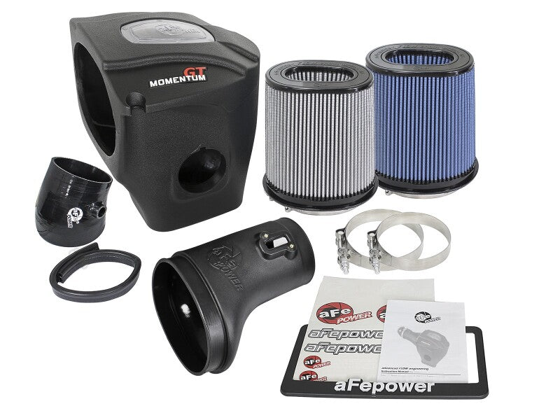 AFE Momentum GT Cold Air Intakes - aFe Momentum Air Intake System PRO 5R w/ Extra Filter 2015 Dodge Challenger SRT Hellcat 6.2L (sc)