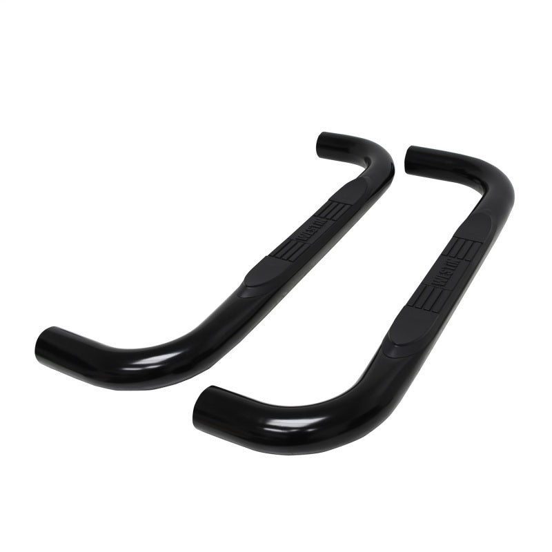 WES Nerf Bars - E-Series 3 - Westin 19-20 Chevy/GMC Silverado/Sierra 1500 Regular Cab E-Series 3 Nerf Step Bars - Black