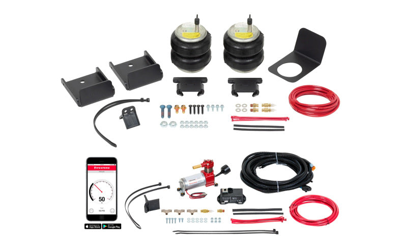 FIR Ride-Rite Kits - Rear - Firestone Ride-Rite Air Spring Kit Rear 2019 GMC Sierra 1500 (W217602609)