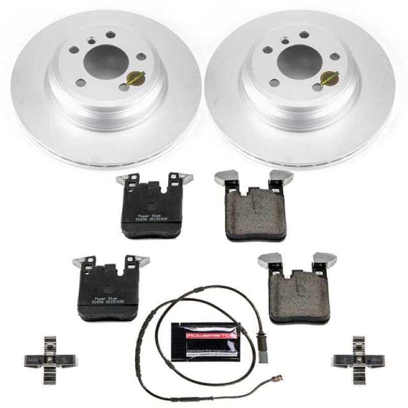 PSB Z17 Evolution Coated Kit - Power Stop 17-19 Buick LaCrosse Rear Z17 Evolution Geomet Coated Brake Kit