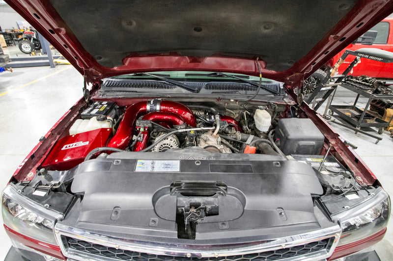 WCF Intake Kit - Stage 2 - Wehrli 06-07 Chevrolet Duramax 6.6L LBZ Stage 2 High Flow Intake Bundle Kit - Bengal Silver