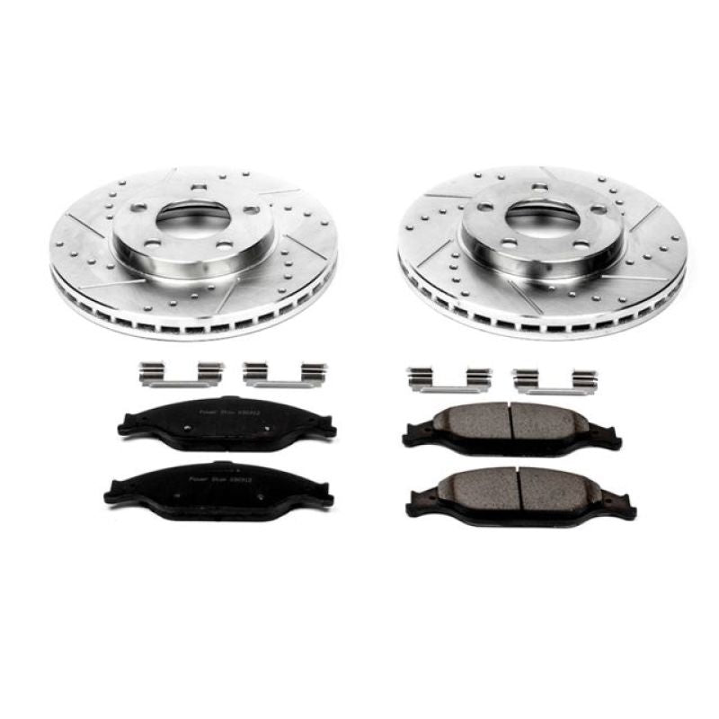 PSB Z23 Evolution Kit - Power Stop 99-04 Ford Mustang Front Z23 Evolution Sport Brake Kit