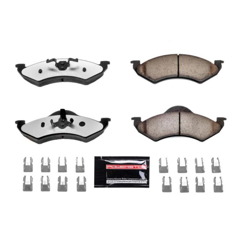 PSB Z36 Truck & Tow Brake Pads - Power Stop 00-02 Dodge Dakota Front Z36 Truck & Tow Brake Pads w/Hardware