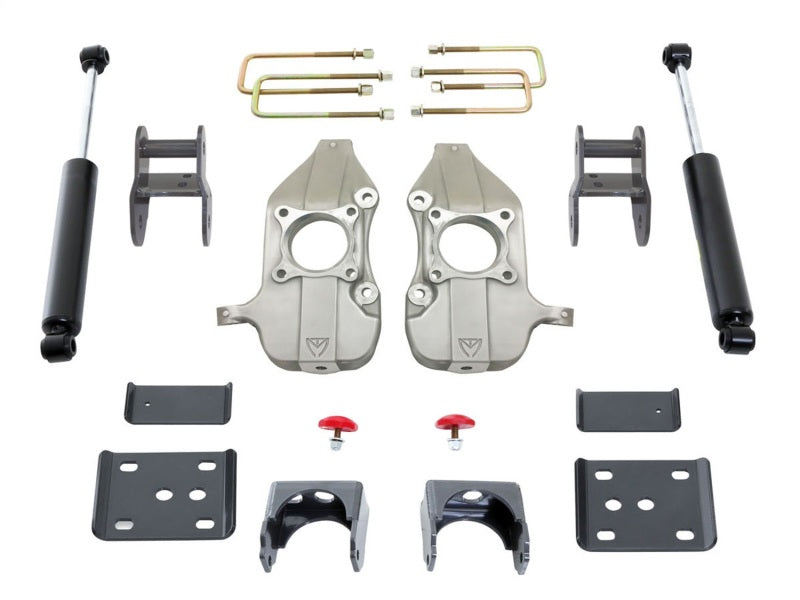 MXT Lowering Spindles - MaxTrac 15-18 Ford F-150 2WD 2in/4in MaxPro Lowering Spindle Kit