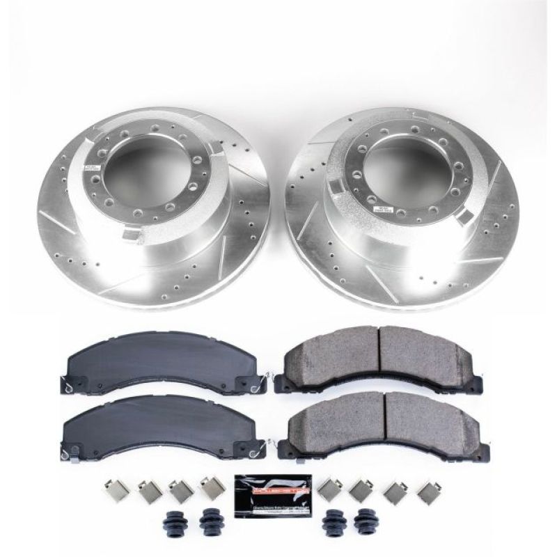 PSB Evolution Drill/Slot Rotor - Power Stop 13-20 Ram 5500 Rear Z23 Evolution Brake Kit