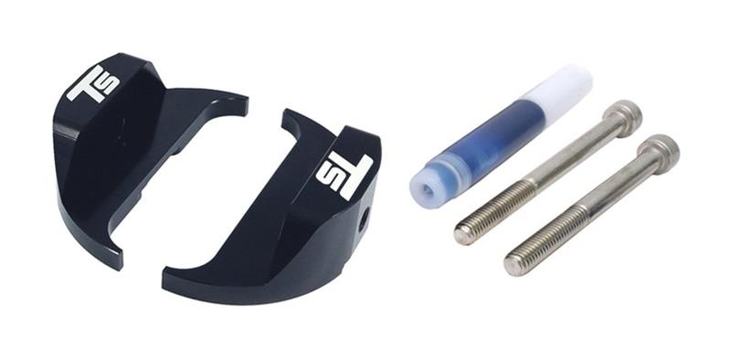 TQS Steering Rack Lockdown - Torque Solution Billet Steering Damper Lockdown 04-14 Subaru Impreza