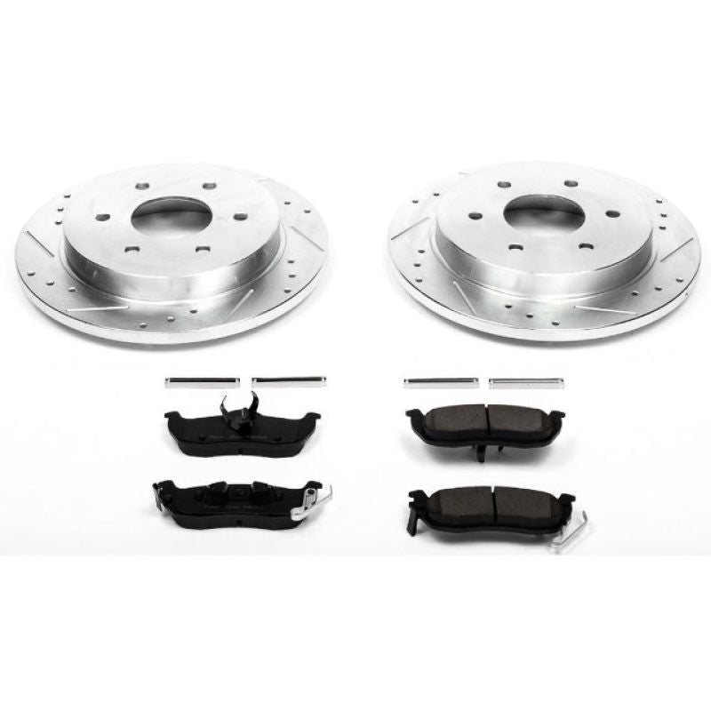 PSB Z23 Evolution Kit - Power Stop 04-10 Infiniti QX56 Rear Z23 Evolution Sport Brake Kit