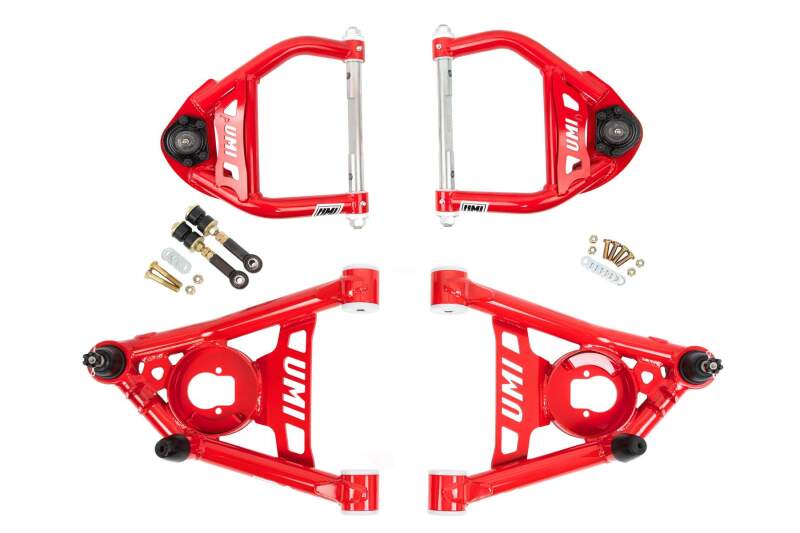 UMI Control Arm Kits - UMI Performance 64-72 GM A-Body Front A-arm Kit Delrin Bushings