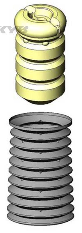 KYB Strut Boots - KYB Shocks & Struts Strut Boots Front MERCEDES BENZ 190 Series 1989-93 MERCEDES BENZ 260 Series 1987