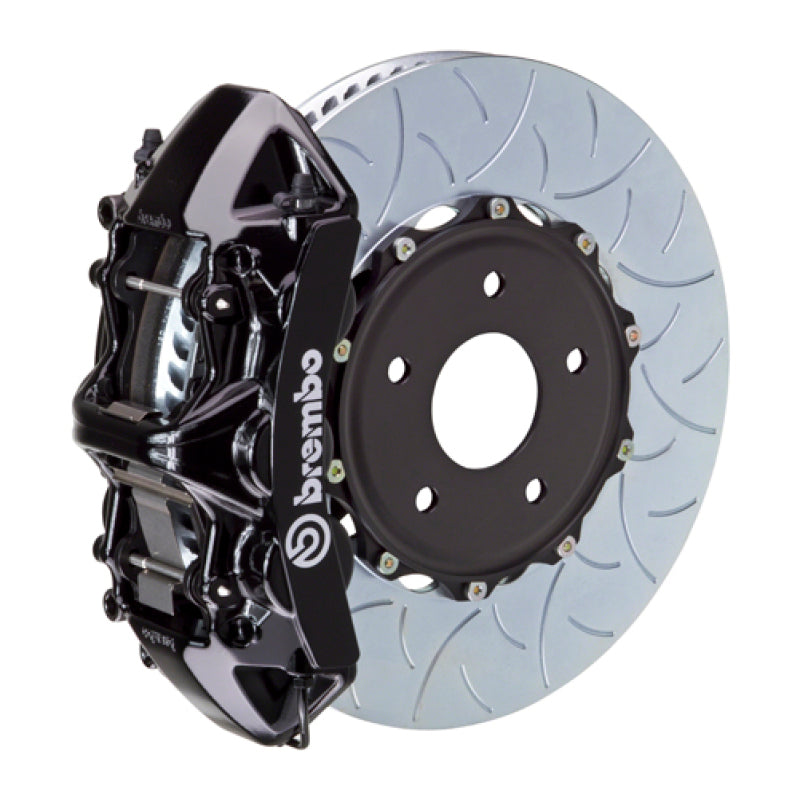 BRB Big Brake Kits - Brembo 22+ WRX Front GTS BBK 6 Piston Cast 350x34 2pc Rotor Slotted Type-3-Black HA