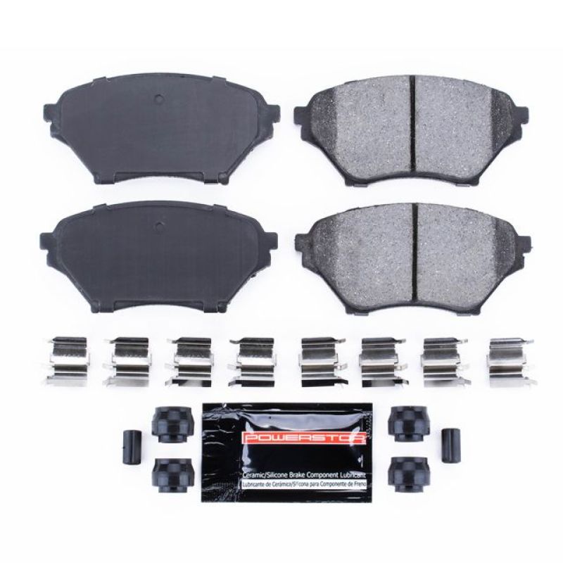 PSB Z23 Evolution Brake Pads - Power Stop 01-05 Mazda Miata Front Z23 Evolution Sport Brake Pads w/Hardware