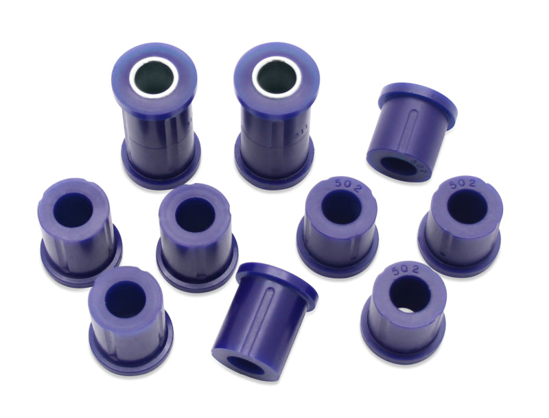 SPR Bushings - Leaf Spring - SuperPro 87-99 Ford Courier 4x4 2WD Rear Leaf Spring Full Bushing Kit