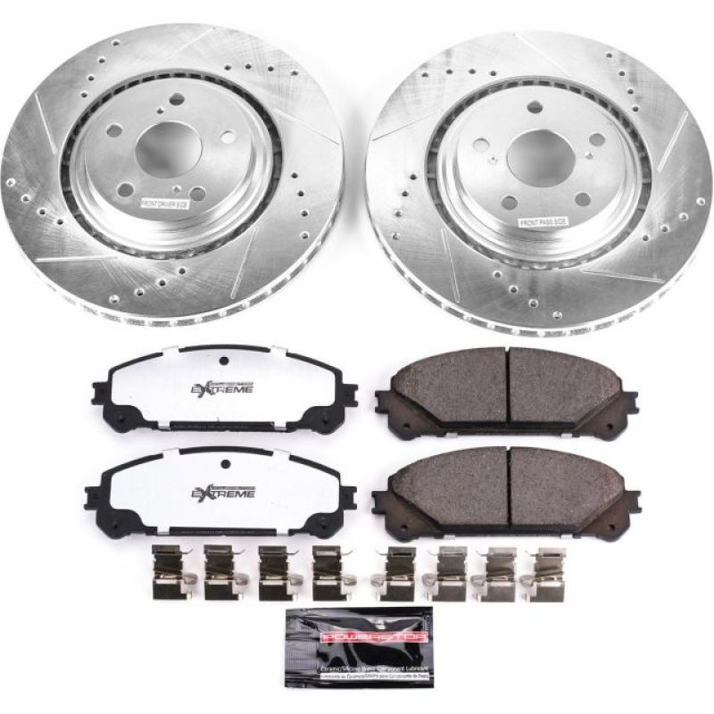 PSB Z36 Truck & Tow Kit - Power Stop 15-17 Lexus NX200t Front Z36 Truck & Tow Brake Kit