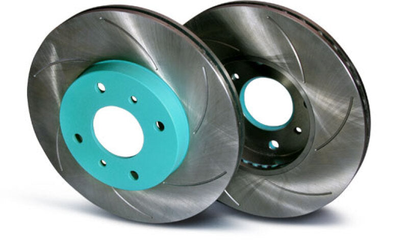 PM SCR Rotor - Project Mu 93-02 Toyota Supra JZA80 w/ 16in Wheels SCR Pure Plus 1pc Slotted Rotors - Front